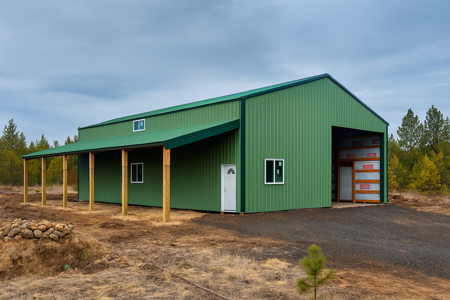 GMC pole barn 2